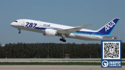 因波音787飛機(jī)引擎問題全日空將取消三百多個(gè)航班